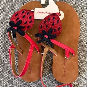 Strawberry sandals